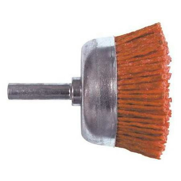 CENTURY DRILL AND TOOL 77231 Cup Brush,Coarse Nylon,80 Grit,3 in