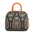 thumbnail image 2 of Exotic Paisley Insulated Lunch Tote – Vintage Artistic Pattern, Large Capacity Cooler Bag, 2 of 6