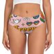 thumbnail image 1 of Fotbe Retro 70s Hippie Calzones Estampados para Mujer – Ropa Interior de Algodón, Cómoda, Suave y Elástica-X-Large, 1 of 6