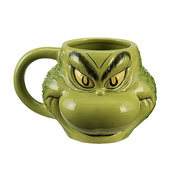 Mug en Céramique Sculptée Dr. Seuss Grinch 17001