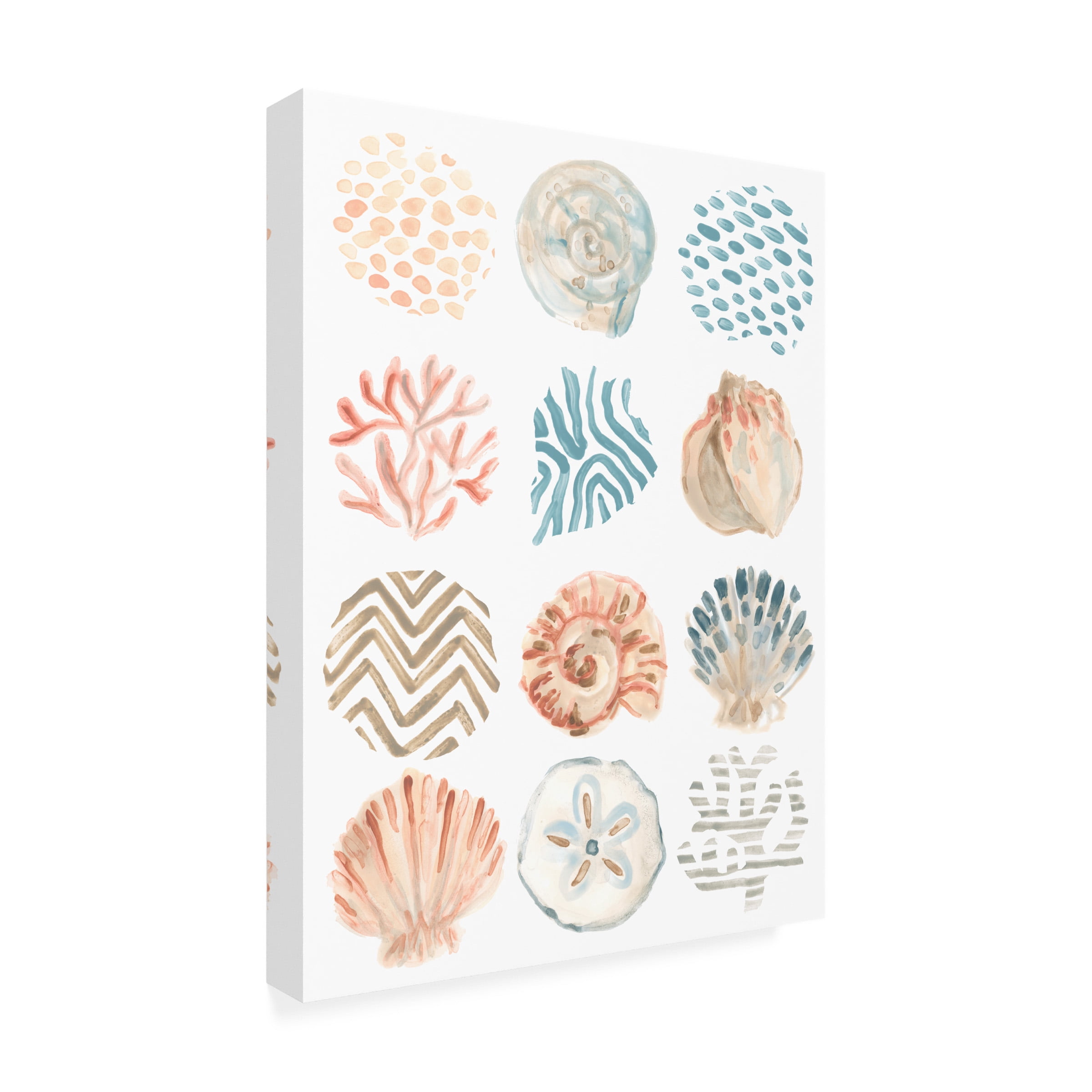 June Erica Vess 'Ocean Patterns II' Outdoor All-Weather Wall Decor