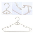 thumbnail image 3 of Unique Bargains Plastic Non-Slip Hangers Space Saving Clothes Hangers 30 Packs Khaki, 3 of 6