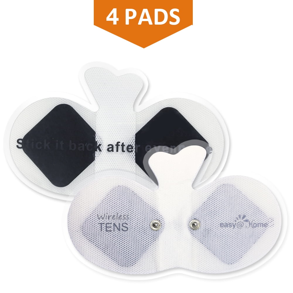 Easy@home Wireless Tens Unit Self Stick Carbon Electrode Pads, 4 Pack 6 ...