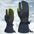 thumbnail image 3 of Advancent Invierno 3 dedos mitones de esquí guante de nieve impermeable pantalla táctil transpirable guante de Snowboard para hombres mujeres ciclismo al Escalada No.1 Advancent OD016009-01, 3 of 6