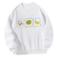thumbnail image 3 of Sudadera con estampado de frutas para mujer, Tops de manga larga, ropa de otoño, ropa deportiva para uso diario, vacaciones, calle, primavera y otoño XL, 3 of 8