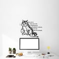 thumbnail image 2 of My Cat Ate My Mouse Funny Quotes Humorn Quote Wall Sticker Art Decal for Girls Boys Room Bedroom Nursery Kindergarten House Fun Home Decor Stickers Wall Art Vinyl Decoration Size (27x30 inch), 2 of 3