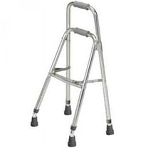 Drive Hemi Side Step Folding Walker - Aluminum Frame, 300 pound Weight Capacity, 29.5 to 37 Inch Height