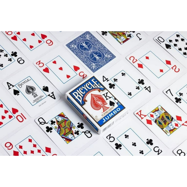 Bicycle playing cards jumbo hotsell