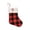 V, variant on Nmdmisc 9.5" Initial Letter Christmas Stocking Red Black Buffalo Plaid Personalized Christmas Stockings with Embroidered Letters,Initial Christmas Stockings for Xmas Holiday Fireplace Decor