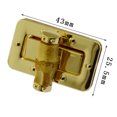 thumbnail image 6 of OUNONA Lock Purse Closure Turn Clasp Closures Fastener Handbag Purses Bag Clutch Making Accessory, 6 of 6