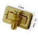 thumbnail image 2 of unbranded 4Ud Cerradura Para Bolso Para Reemplazo De Accesorios De Bag Hardware, 2 of 8