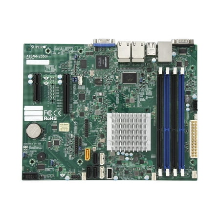 Supermicro A1SAM-2550F Micro ATX Intel Atom C2550 Processor DDR3 1333 MHz Motherboard and CPU Combo (Best Gaming Motherboard And Cpu Combo)