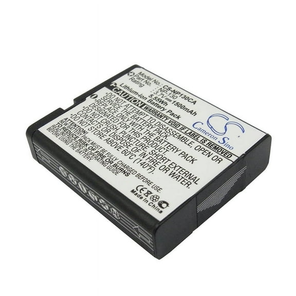 1500mAh Casio NP-130 NP-130A Battery for Exilim EX-ZR300GD Exilim EX-H30 Exilim EX-ZR700WE Exilim EX-ZR400