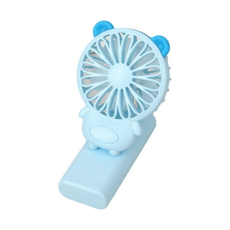 

cdar Mini Portable Cute Pig Bear Rabbit USB Rechargeable Handheld Clip on Cooling Fan Cooling Fan