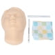 thumbnail image 3 of Modelo De Cabeza De Silicona, Kit De Práctica De Sutura De Alta Elasticidad Simulación Práctica Profesional Suave Para Práctica De Tatuaje De Cejas Para Práctica De, 3 of 7