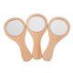 thumbnail image 1 of Espejo de maquillaje de mano de 3 piezas: mini espejos de belleza portátiles redondos con marco de madera para bolsos de viaje, afeitado y maquillaje para hombres y mujeres., 1 of 5