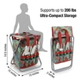 thumbnail image 4 of 5-piece Garden Tool Set with Tote and Folding Seat, 4 of 6