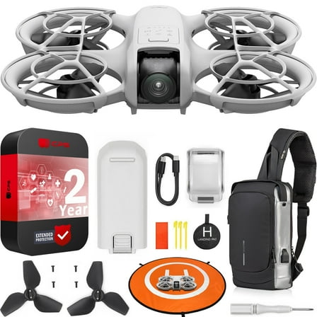 DJI Neo Drone Mini 4K Video Quadcopter   Extended Warranty Accessory Kit Bundle