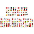 thumbnail image 1 of Banderas de cuerda 2024 Bunting National 10M Decoración de evento de fútbol internacional, 1 of 5