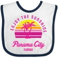 thumbnail image 3 of Inktastic Summer Enjoy the Sunshine Panama City Florida in Pink Boys or Girls Baby Bib, 3 of 4