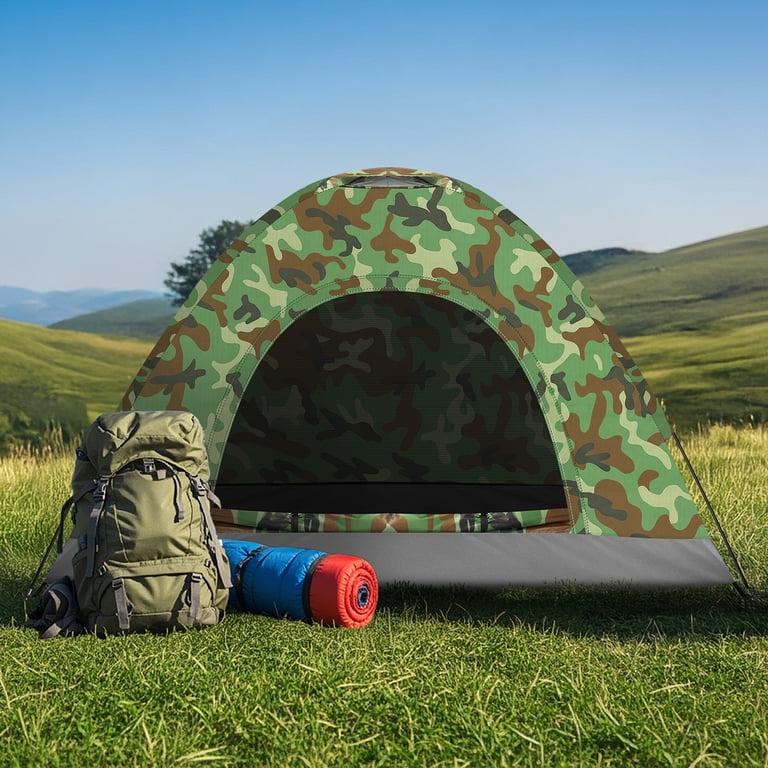 4 Person Waterproof Camping Tent Camouflage photo 6