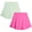 Pink/Sage, variant on Girls Skorts Athletic Flowy Dance Scooter Skirts for Girls with Inner Shorts 2 Pack