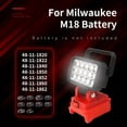 thumbnail image 3 of Led Light Fit Milwaukee Battery M18  Portable Spotlight Cordless Outdoor Work Fishing Handheld Emergency Tool Light No Batter, 3 of 5