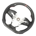 thumbnail image 3 of Car Steering Wheel, Sport Racing Steering Wheel Flat Bottom D Type Carbon Fiber  For, 3 of 8