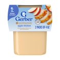 thumbnail image 1 of Papilla de Manzana y Pollo Gerber para Bebés 115 ml Paquete de 16, 1 of 8