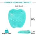 thumbnail image 2 of Bath Massage Pad Foot Massage Mat Shower Foot Washer Cleaner With Non-slip Suction Cups For Peel, 2 of 5