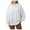 White, variant on larppty Womens Oversized Sweatshirts Turtleneck Pullover Long Sleeve Solid Color Tops Fall Fashion Outfits 2025 Clothes (White, L)