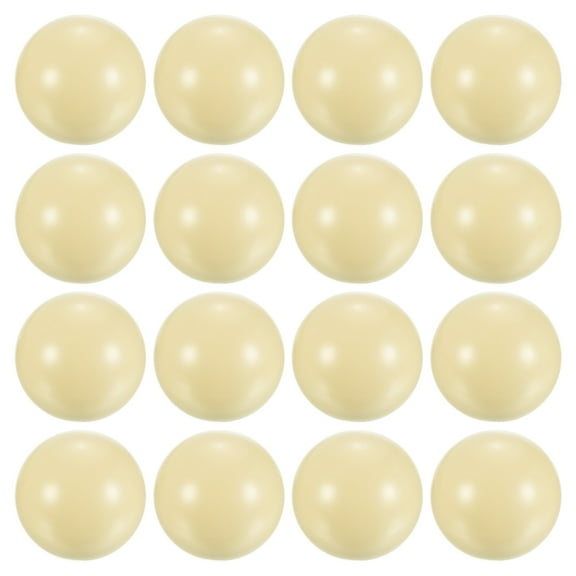 Uxcell 2-1/4" Billiard Cue Ball Regulation Size Pool Table Pool Cue Ball, White 16 Pack
