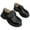 Black, variant on Gelikeya School Shoes for Boys Leather Outdoor Activewear Solid Color Boys' Fashion Sneakers Black 7.5-8 Years