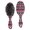 Red and Blue Christmas Knitted Pattern, variant on Red and Black Christmas Snowflake Pattern Brush, Detangling Hair Brush, Scalp Massage Hair Comb, Air Cushion Design Gifts for Wet Dry Hair Styling