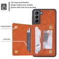thumbnail image 3 of For Samsung Galaxy S22 5G Zipper Card Holder Phone Case, 3 of 9