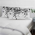 thumbnail image 4 of Black Gradient Throw Pillow Covers, Abstract Polka Dots Vintage Modern Art Soft Breathable Pillow Cases with Invisible Zipper for Sleeping, Small Pillowcases for Couch Bed Sofa Chair 16x24 Inches, 4 of 9