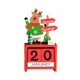 thumbnail image 1 of Navidad-Calendario de Adviento de Papá Noel, alce, muñeco de nieve, decoración de Navidad, adorno, regalo de Año Nuevo, calendario de Cuenta atrás, 1 of 4