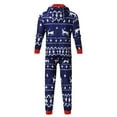 thumbnail image 4 of Tejiojio Christmas Matching Men's Fashion Fall Winter Christmas Printed Rompers Pajamas, 4 of 6