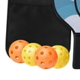 thumbnail image 4 of Tignapoo Premium Wooden Honeycomb Pickleball Paddle Set with Orange Design, Includes 2 Paddles, 4 Balls & Durable Storage Bag - Perfect for All Ages & Skill Levels, 4 of 6