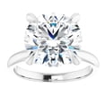 thumbnail image 2 of 4 Carat Round Lab Grown Diamond Engagement Ring, 2 of 5