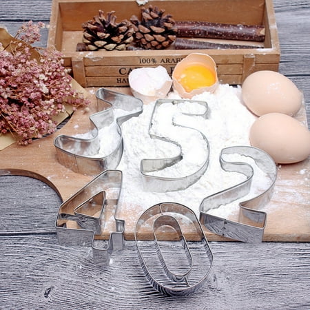 

Feiboyy Cookies Cakes Steamed Bread Molds Large Numbers 9 Stainless Steel Biscuits Molds Cookie Diy Cake Molds