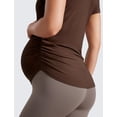 thumbnail image 4 of Remera CRZ YOGA Cloudweight Maternidad Café Marrón Mediana, 4 of 4
