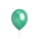 thumbnail image 2 of 100 Globos Metalicos Globo Payaso Color Perla Verde Numero #9, 2 of 5