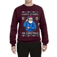 thumbnail image 2 of Wild Bobby Santa Stands On Christmas, Christmas Unisex Sweater | Funny Holiday Unisex Crewneck Sweatshirt, 2 of 5