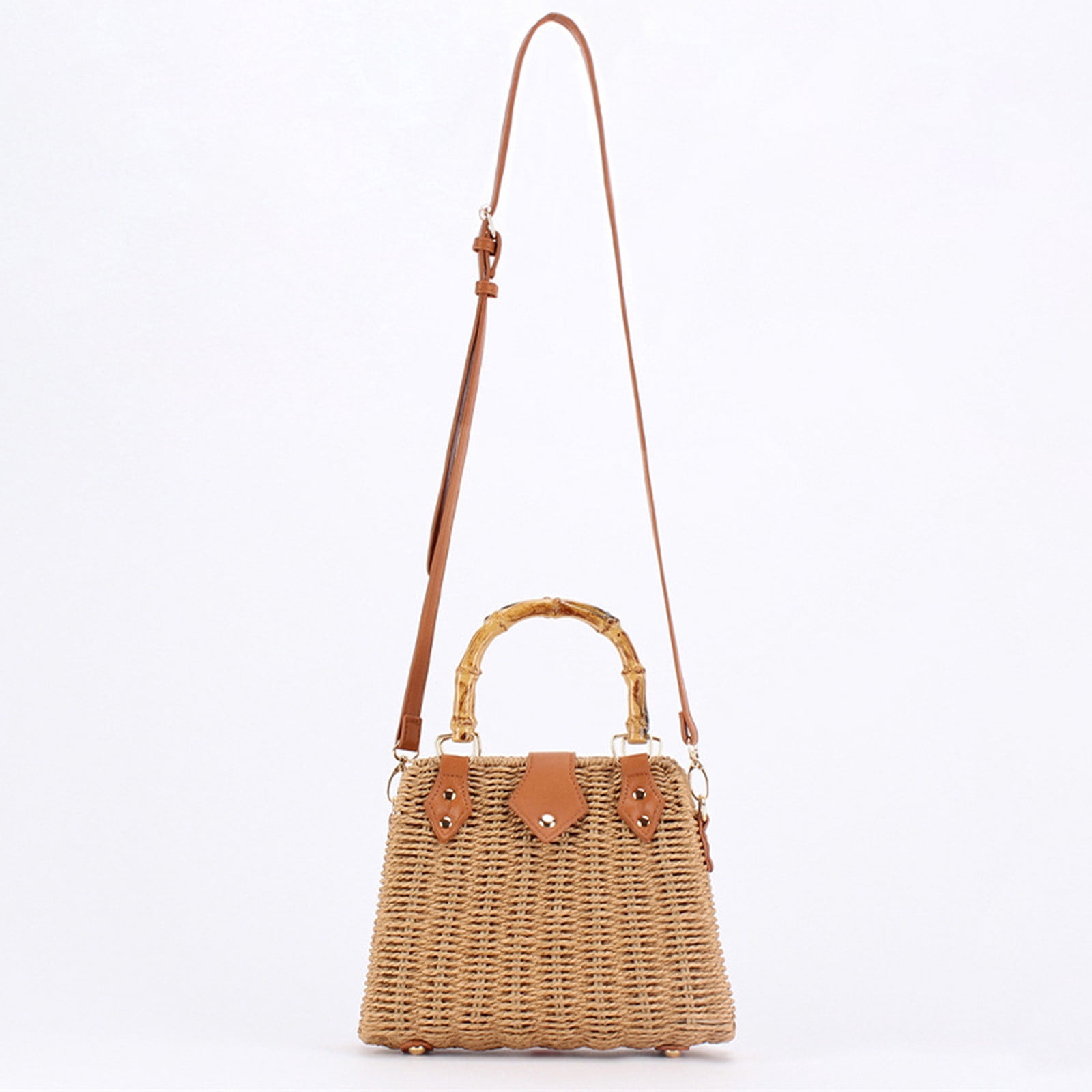 CAIXIA Small Boho Crochet Purse for Women Slouchy Beach Handwoven Crossbody Bags Vacation Shoulder Bag Purse