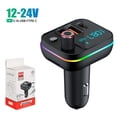 thumbnail image 1 of FM Transmitter Modulator Car Wireless Bluetooth 5.0 3.1A USB Type-C Fast Charger Auto Radio Mp3 Player Music Hands Free Car Kit, 1 of 1