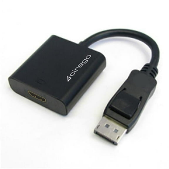 CIRAGO  Adapter- DP to HDMI- Black