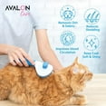 thumbnail image 3 of Cat Brush with Release Button - Effective Hair Removal Tool for Indoor Pets with Long or Short Hair, Say Goodbye to Loose Fur and Tangles, 3 of 7