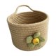 thumbnail image 5 of Cesta Tejida a Mano Fernando Contenedor de Almacenamiento Organizador Cesta de Picnic Decorativa, 5 of 8