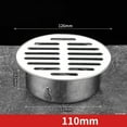 thumbnail image 2 of Drain de Plancher en Acier Inoxydable 110 mm pour Toit Extérieur, Drain de Plancher Anti-Obstruction, 2 of 7